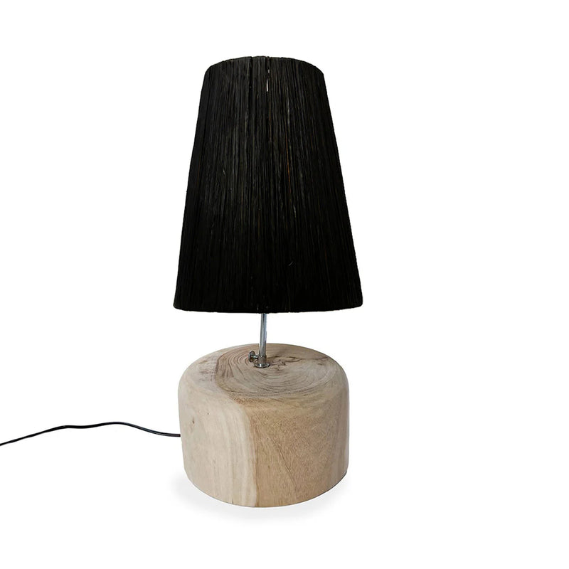 The Grass Teak Wood Table Lamp - Natural