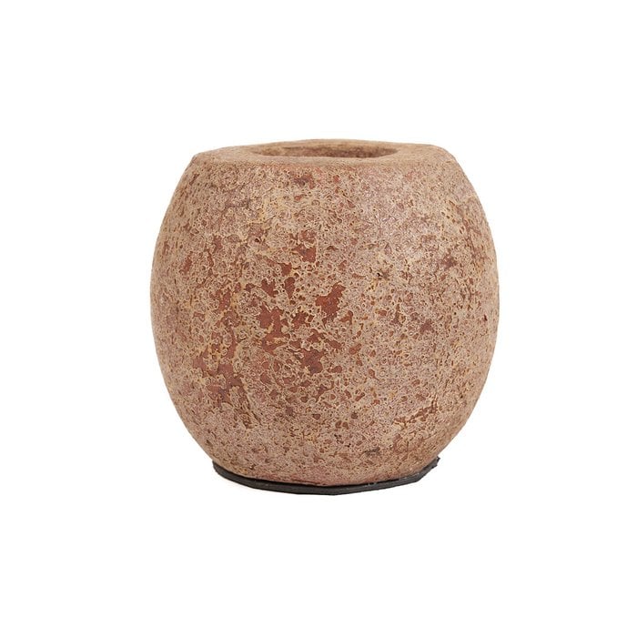 The Cavestone Candle Holder - Brown