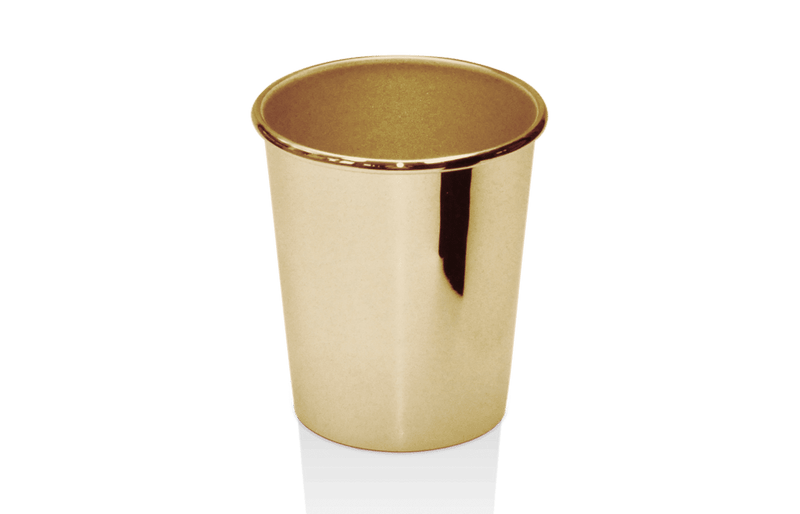 Gold toothbrush holder decor walther