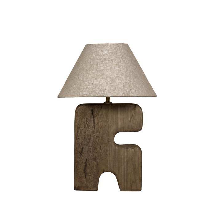 The L Objet Table Lamp - Brown - M
