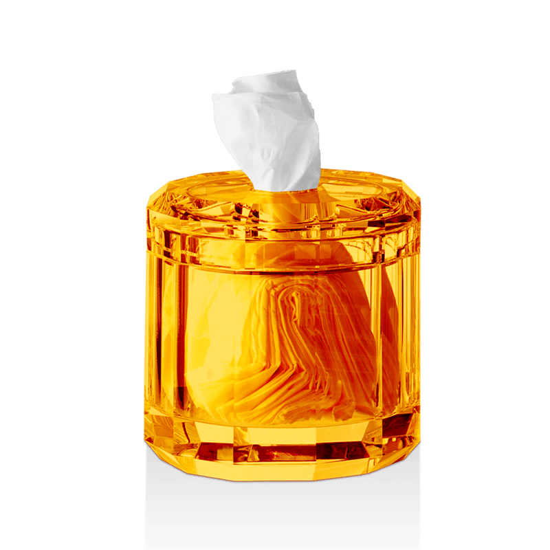 Tissue Box Amber
