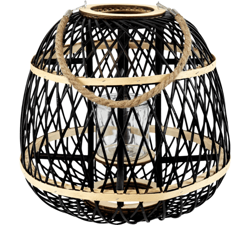 Lantern With Glass Lombok