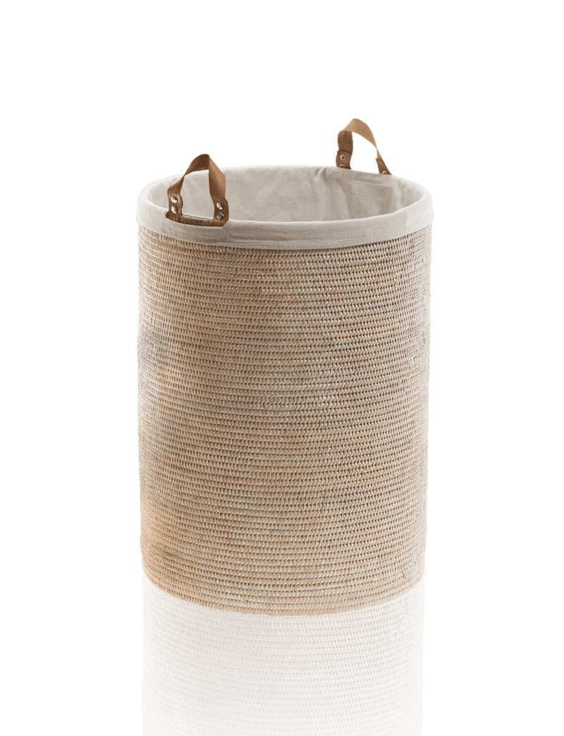 Laundry Basket Rattan Light
