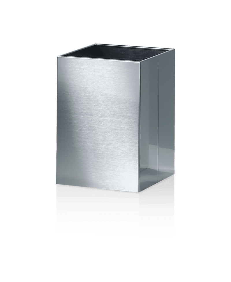 Paper Bin Stainless Steel Matt