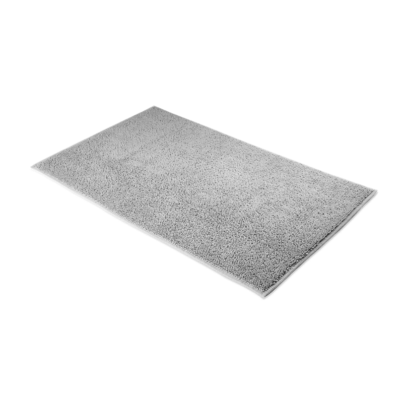 Bathroom Mat Silver Grey