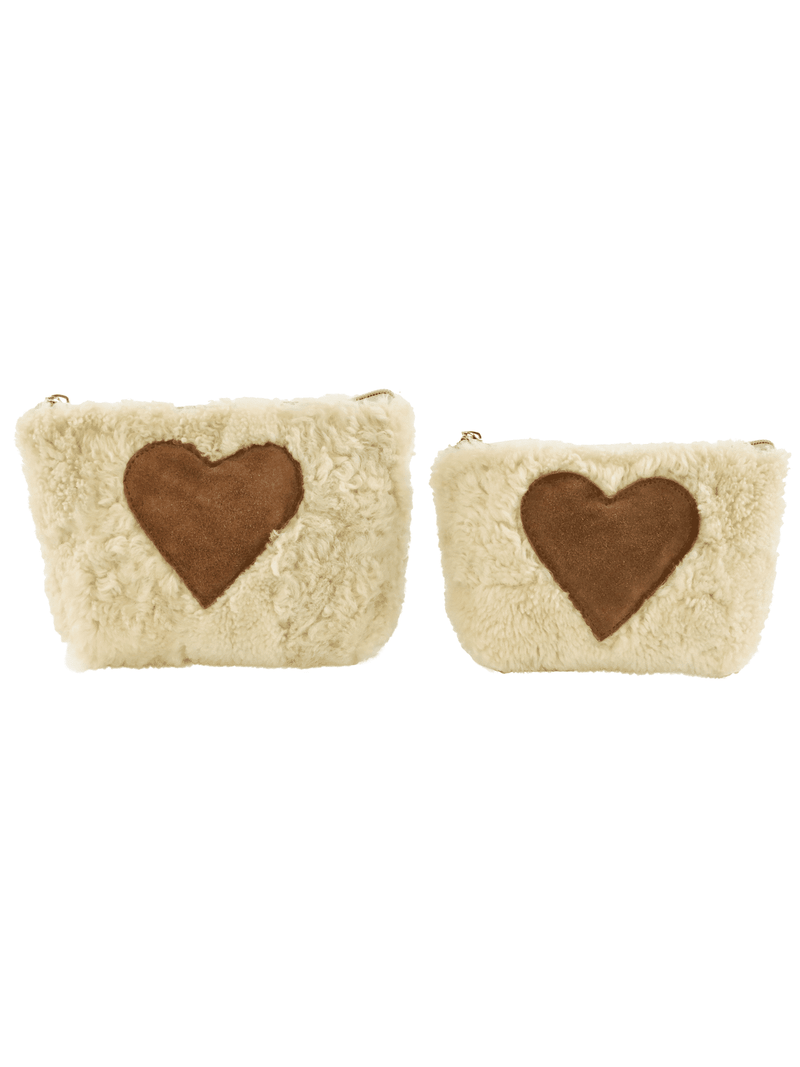 Lambfur Pouches Heart