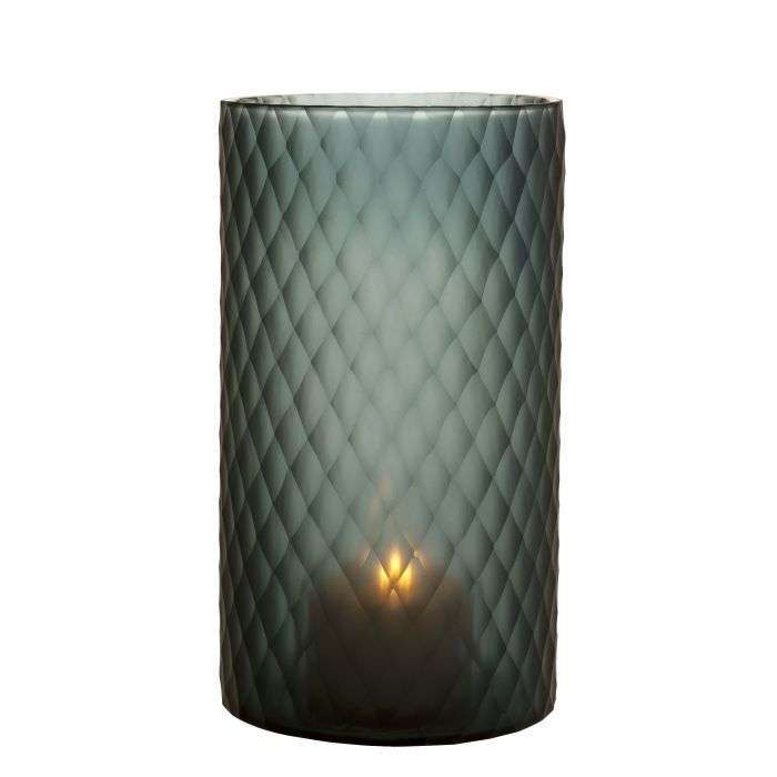Hurricane eichholtz blue candle holder