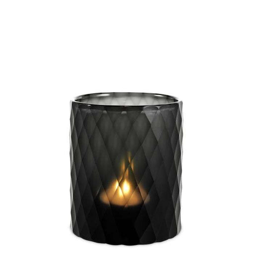 black Hurricane lantern eichholtz blue candle holder