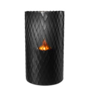 black Hurricane lantern eichholtz blue candle holder