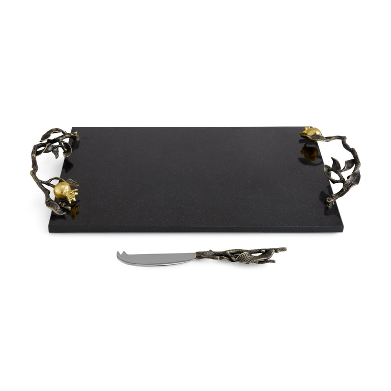 Pomegranate Cheese Board w/ Knife