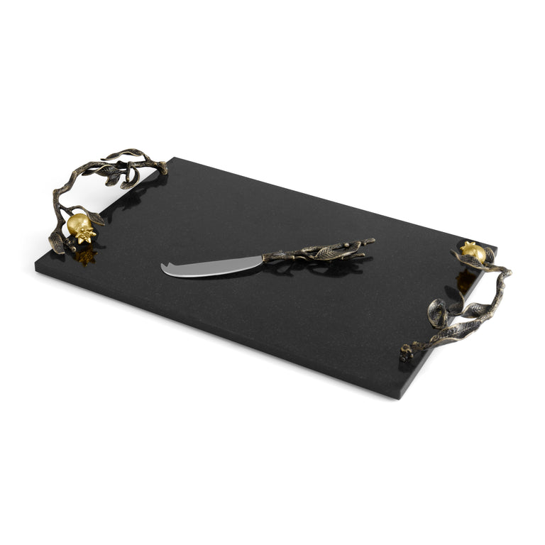 Pomegranate Cheese Board w/ Knife