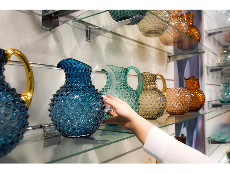 Paris Hobnail Jug 2L Indigo