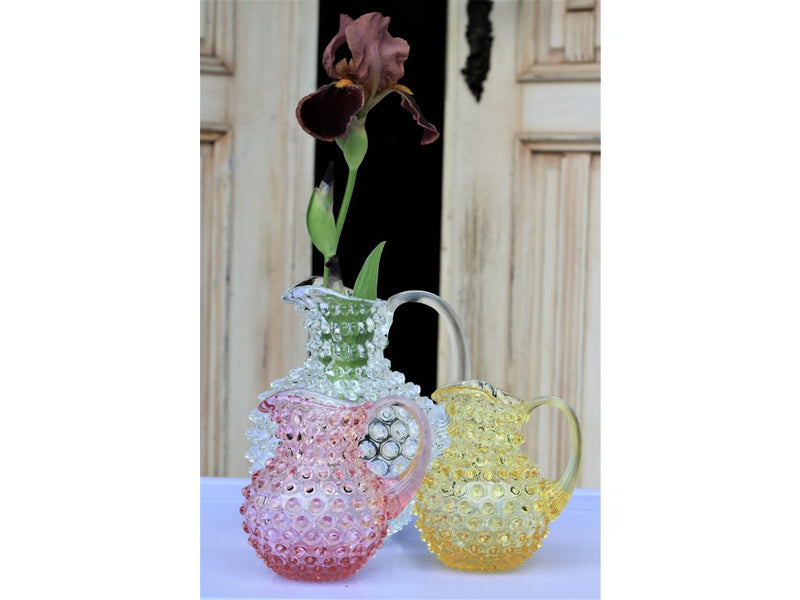 Opaline Paris Hobnail Jug 1L Creamy White