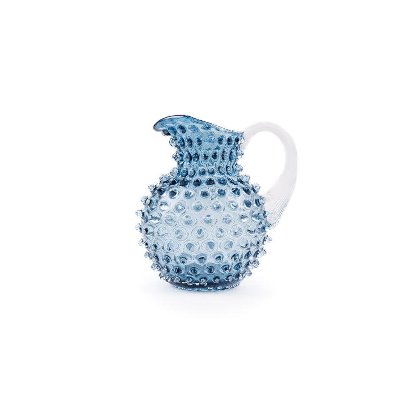Paris Hobnail Jug 1L Blue smoke