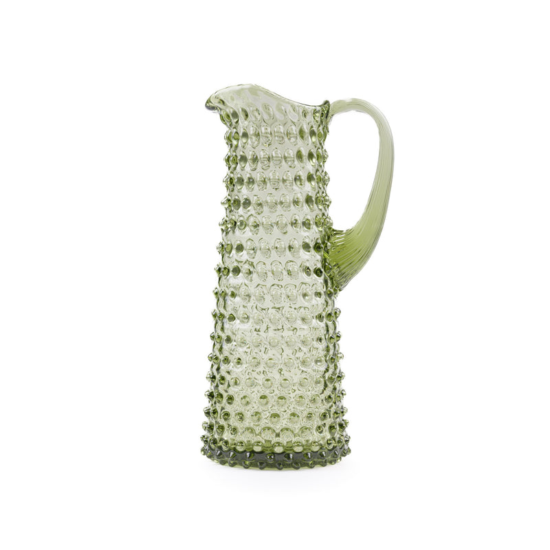 Eiffel Hobnail Jug 1L Olivegreen