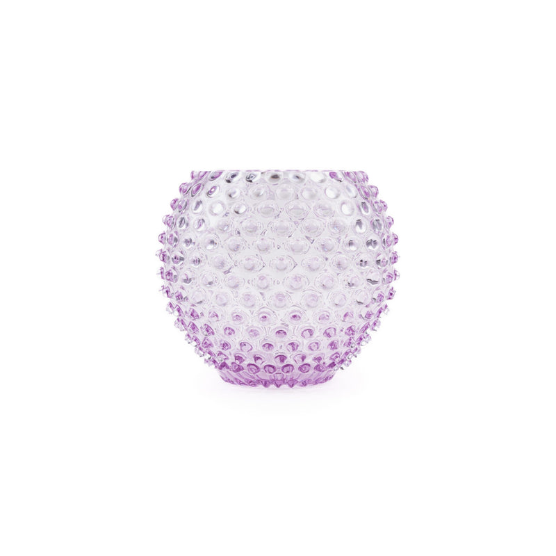 Hobnail Globe Vase 18 cm Lilla