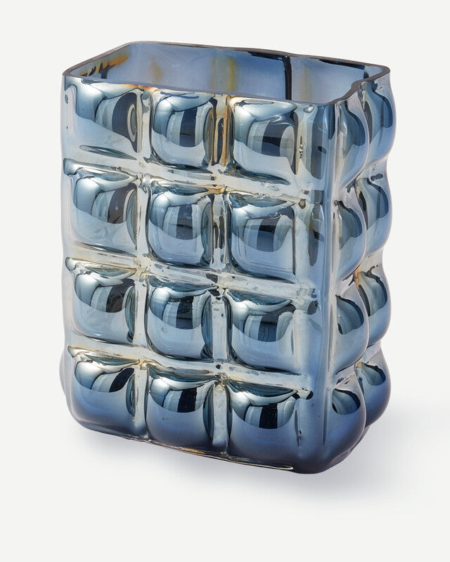 Bubble Vase - L - Dark blue