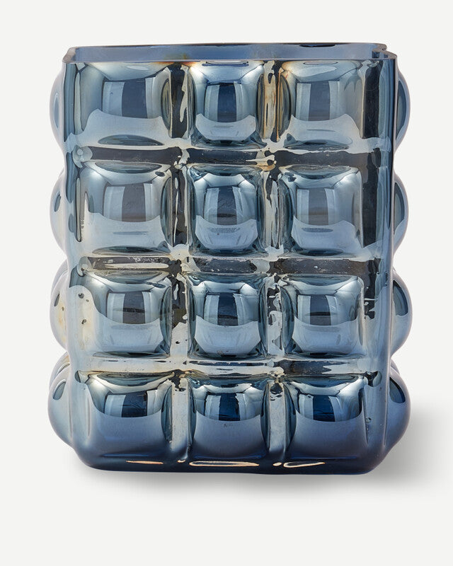 Bubble Vase - L - Dark blue