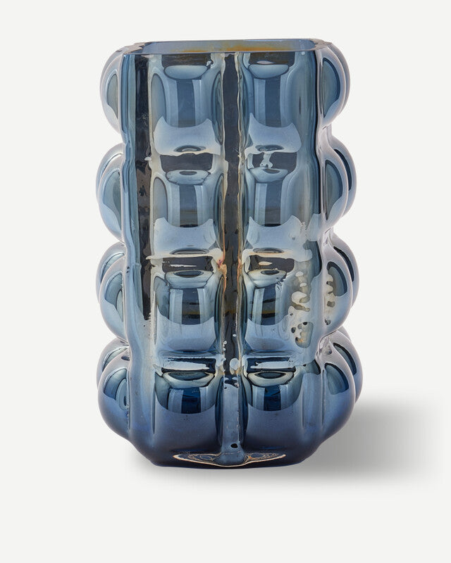 Bubble Vase - L - Dark blue
