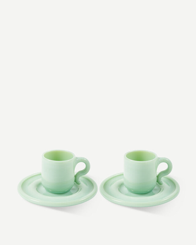 Gobi Espresso Cups - Light Green