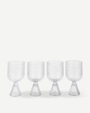 Rooftop Wine Glasses - Transparent