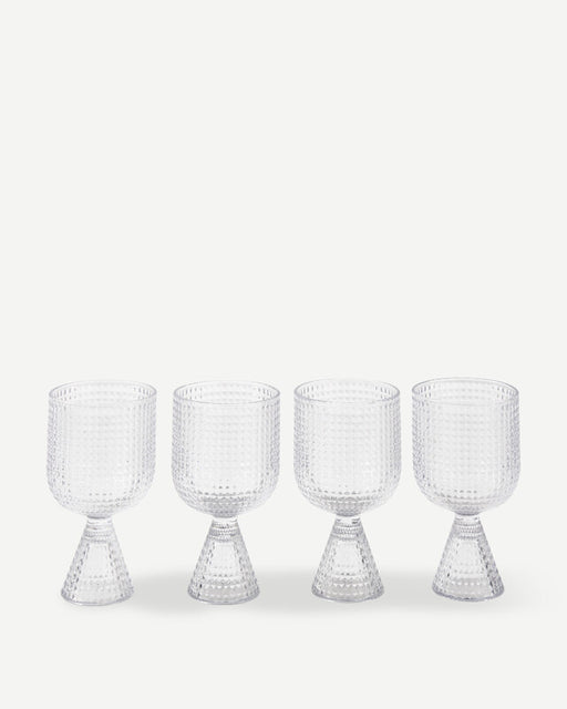 Rooftop Wine Glasses - Transparent