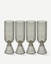 Rooftop Champagne Glasses - Light grey