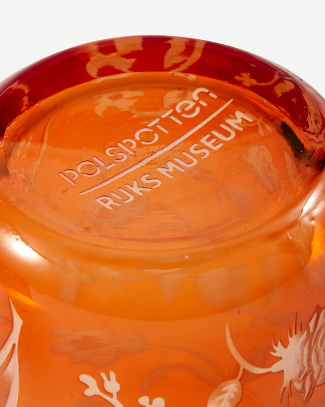 Scattered Flowers Tumblers - Orange