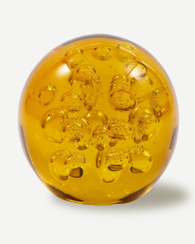 Bubble Glass Ball - S - Yellow