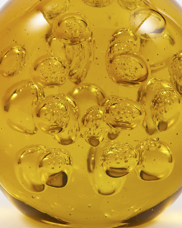 Bubble Glass Ball - S - Yellow