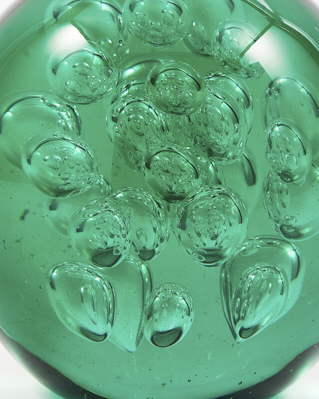 Bubble Glass Ball - M - Dark green