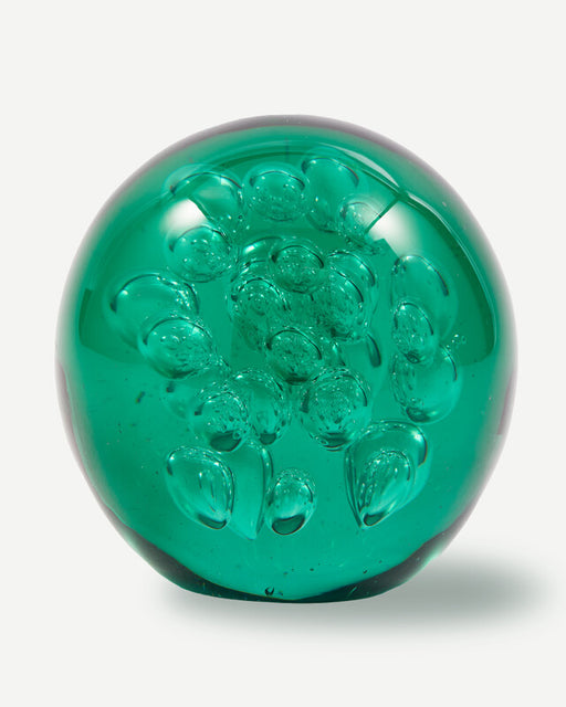 Bubble Glass Ball - M - Dark green