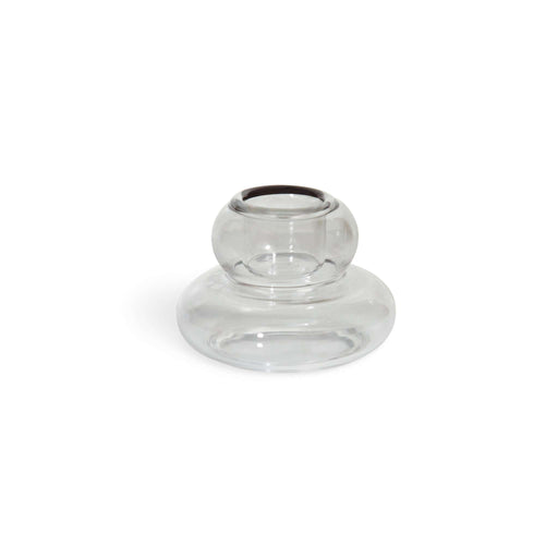 Grey Whipped Candle Holder