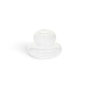 White Whipped Candle Holder