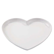 Cream Heart Shaped Plate