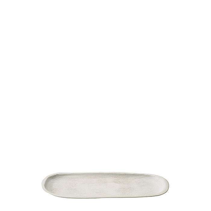 Stoneware Oval Tray