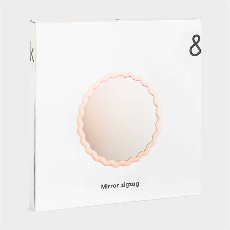 Pink Zigzag Mirror