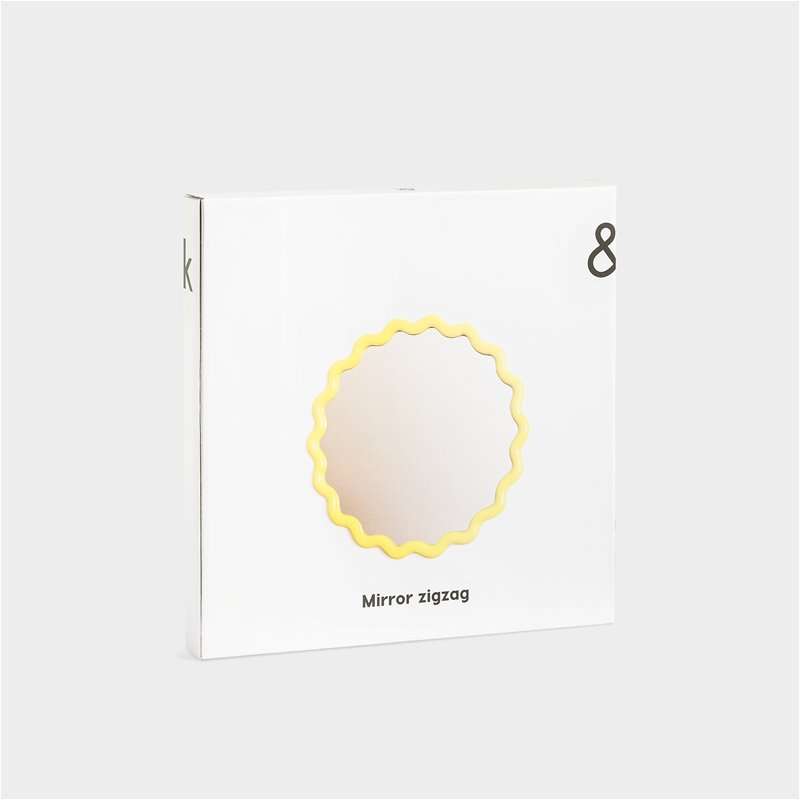 Yellow Zigzag Mirror