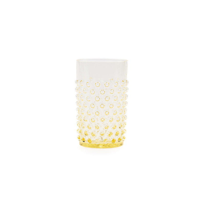 Hobnail Glass Citron