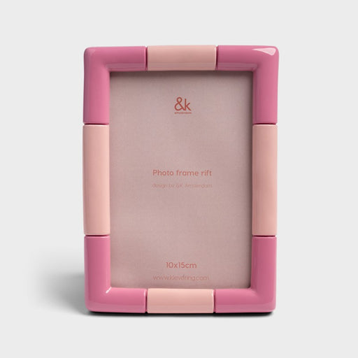 Photo frame rift rectangle candy pink