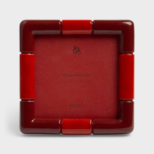 Photo frame rift square burgundy