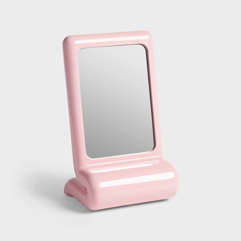Mirror vanity whip pink