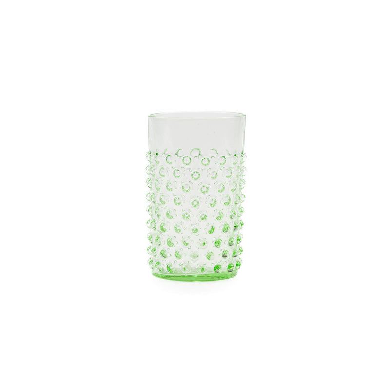 Hobnail Glass Light green