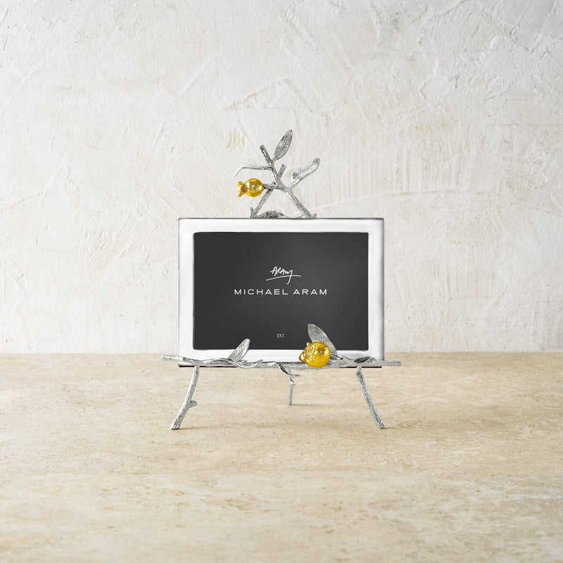 Pomegranate Silver & Gold Easel Frame