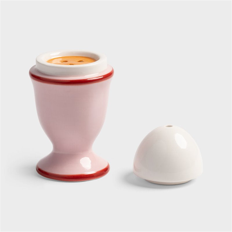 Salt & pepper egg pink