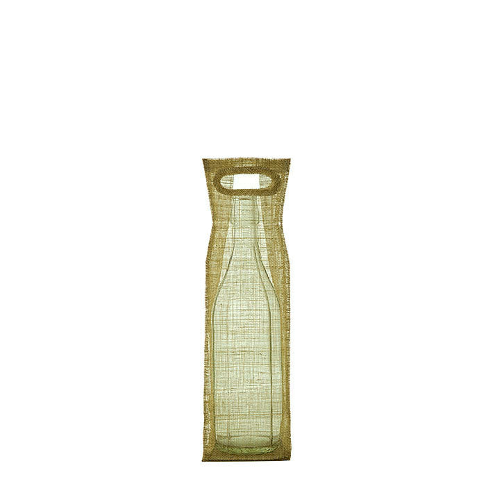 Linen Net Bottle Holder with Handles