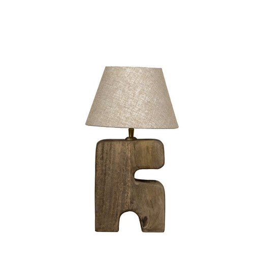 The L Objet Table Lamp - Brown - S