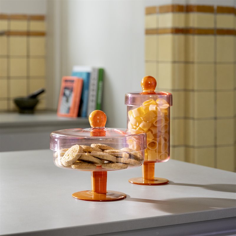 Jar duo tall pink