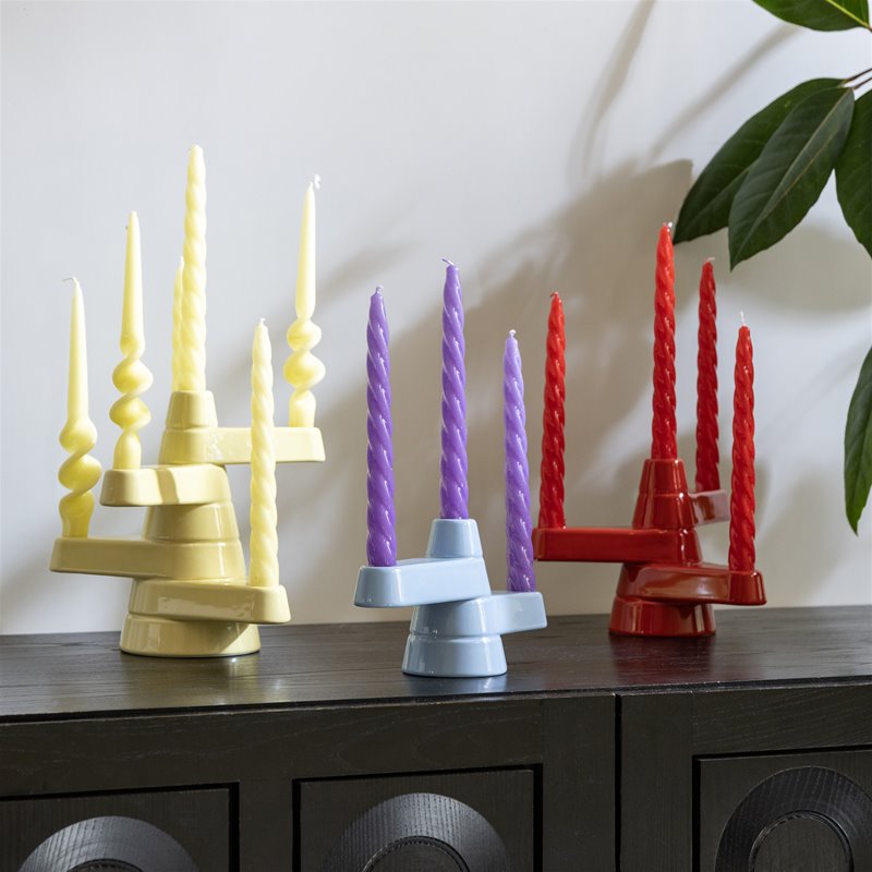 Candle holder brute red