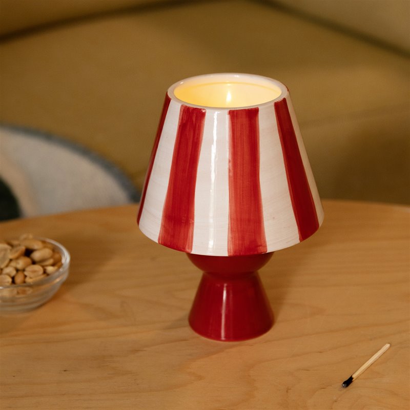 Tealight holder cantine red